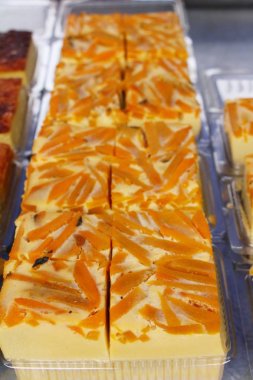 Kabak sokak gıda ile yumurta muhallebi