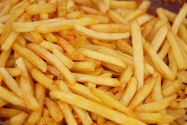 Patates kızartması lezzetli içinde belgili tanımlık çarşı