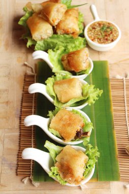 Kızarmış bahar rulo açıcı foo için geleneksel