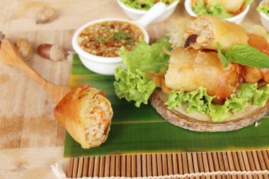 Kızarmış bahar rulo açıcı foo için geleneksel