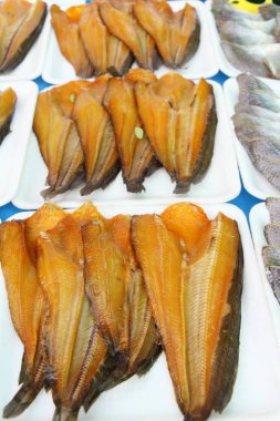 kurutulmuş balık sokak gıda yemek pişirmek için