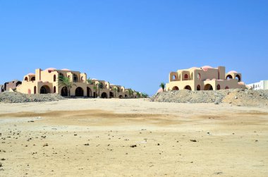 Mısır çölünde tipik bir bina