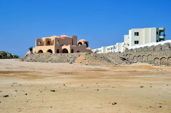Typisches Gebäude Der Ägyptischen Wüste — Stockfoto