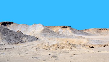 Marsa Alam Mısırın yanındaki çöl bölgesi.