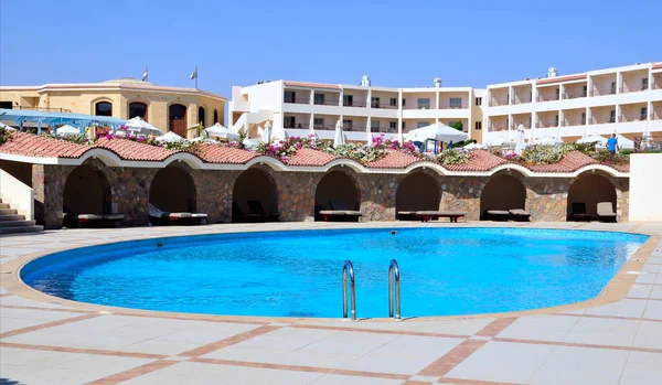 Resort Pool Marsa Alam Ägypten — Stockfoto