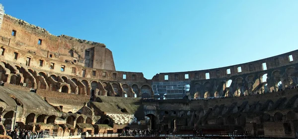 Coliseum Interior Coliseum One Rome Most Popular Tourist Attractions December — Stock Photo, Image