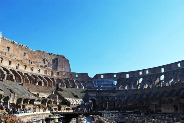 Coliseum Interior Coliseum One Rome Most Popular Tourist Attractions December — Stock Photo, Image