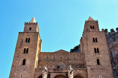 Dönüşüm Katedrali Sicilya Cefalu İtalya