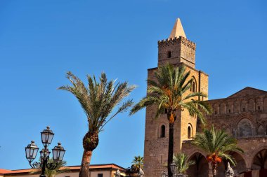 Dönüşüm Katedrali Sicilya Cefalu İtalya