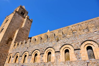 Dönüşüm Katedrali Sicilya Cefalu İtalya