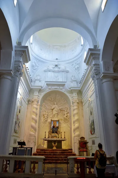 Interior Iglesia Parroquial San Giuliano Siglo Xvii Septiembre 2019 Erice —  Fotos de Stock