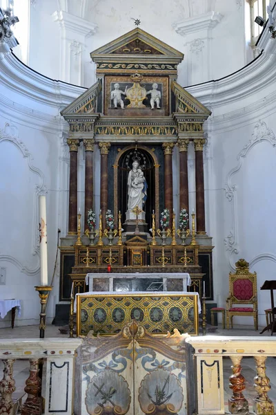 Interior Igreja San Cataldo Setembro 2019 Erice Sicília Itália — Fotografia de Stock