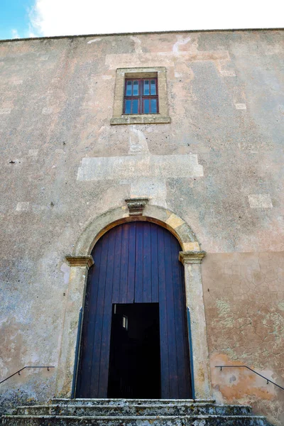 Церква Сан Каталондо Erice Trapani Sicily — стокове фото