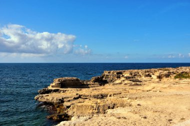 Trapani ilinin Favignana adası Sicilya İtalya