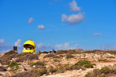 Trapani ilinin Favignana adası Sicilya İtalya