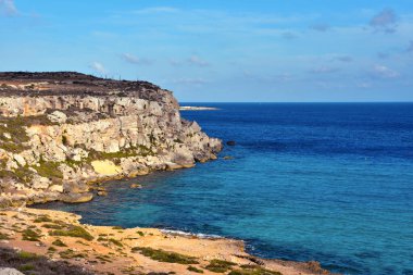 Trapani ilinin Favignana adası Sicilya İtalya