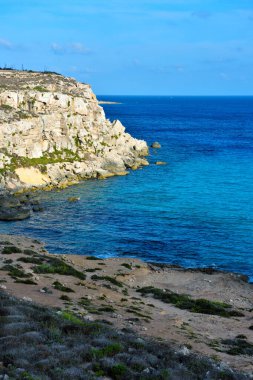Trapani ilinin Favignana adası Sicilya İtalya