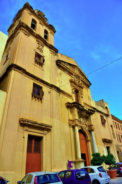 Kyrka Kloster Santa Caterina Mazara Del Vallo Sicilien Italien — Stockfoto