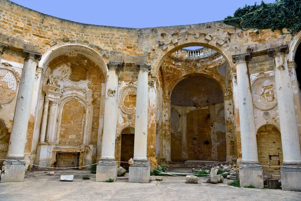 Ruinen Der Kirche Von Sant Ignazio Mazara Del Vallo Sizilien — Stockfoto