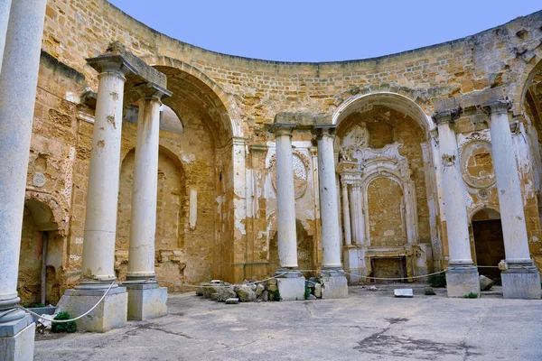 Ruins of the Church of Sant'Ignazio, mazara del vallo sicily italy