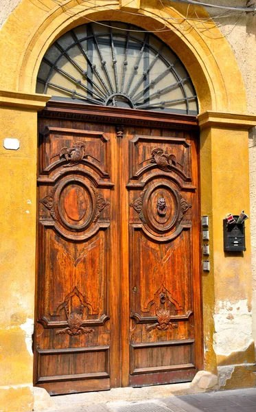 Portail Caractéristique Mazara Del Vallo Trapani Sicile — Photo