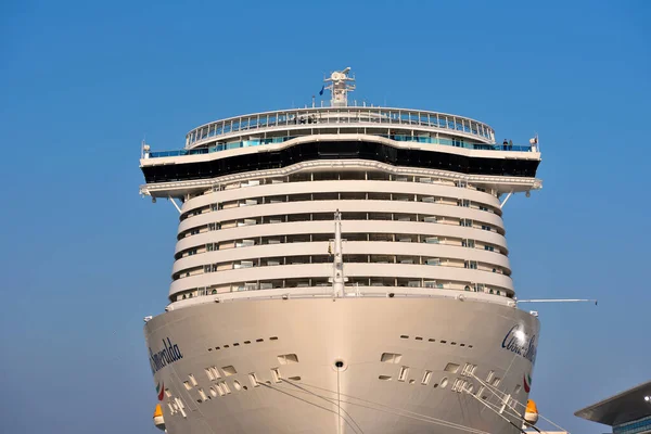 Doop Cruiseschip Peetmoeder Penelope Cruz Feb 2020 Savona Italië — Stockfoto
