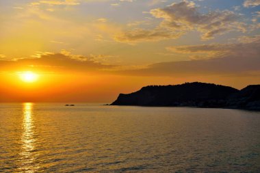 Türklerin Merdiveni (Scala dei Turchi) Akdeniz Sahili Agrigento İtalya