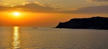 Türklerin Merdiveni (Scala dei Turchi) Akdeniz Sahili Agrigento İtalya