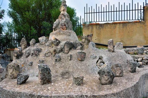 Castelo Encantado Obra Escultor Filippo Bentivegna Que Mais Anos Esculpiu — Fotografia de Stock