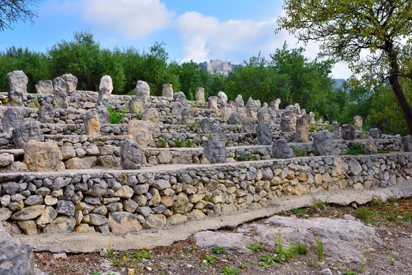 Castelo Encantado Obra Escultor Filippo Bentivegna Que Mais Anos Esculpiu — Fotografia de Stock