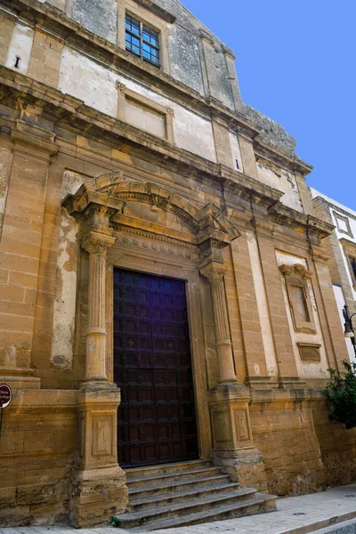 Церковь Колледжа Шакка Сицилии — стоковое фото