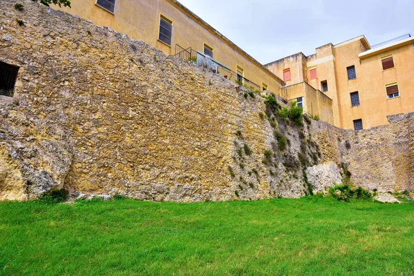 Muralhas Cidade Cinta Muraria Sciacca Sicília Itália — Fotografia de Stock