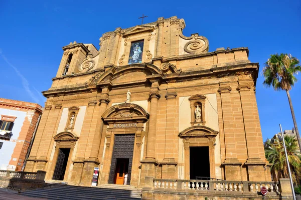 Basilika Maria Santissima Del Soccorso Sciacca Sicilien Italien — Stockfoto