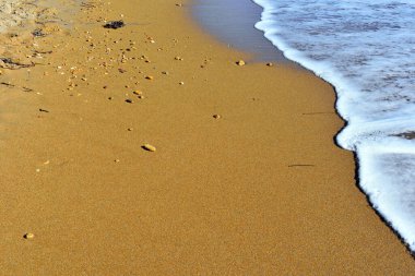 Sicilya 'daki plaj Sicilya' da