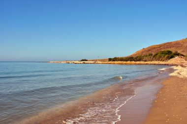 Sciacca plajı (lumia) Sicilya İtalya