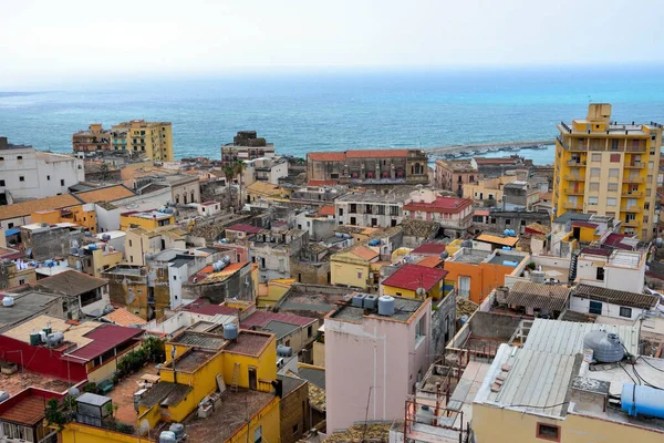 Panorama Historic Center Sciacca Sicily Italy — Stock Photo, Image