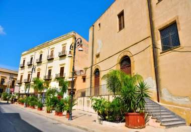 Manastır Santa Maria dello spasimo, çeviri: Maria Spasimo 'nun kutsal manastırı, Sciacca Sicilya İtalya