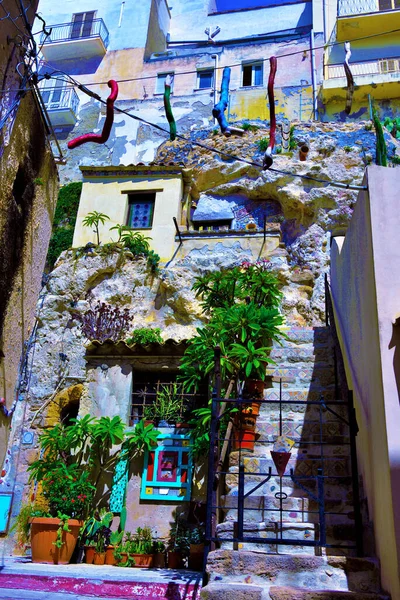 Centro Histórico Sciacca Sicilia Italia —  Fotos de Stock