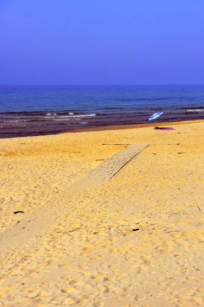 Praia Siculiana Marina Agrigento Sicília Itália — Fotografia de Stock