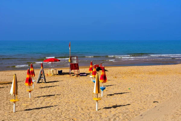 Siculiana Beach Marina Agrigento Sicily Italy — Stock Photo, Image