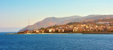 Reggio Calabria İtalya feribotundan görüntü