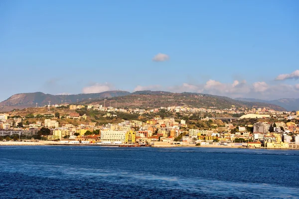 Utsikt Från Villa San Giovanni Italien Färja — Stockfoto