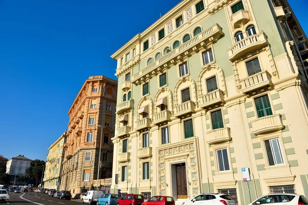 Edificios Históricos Centro Urbano Ciudadenero 2020 Génova Italia — Foto de Stock