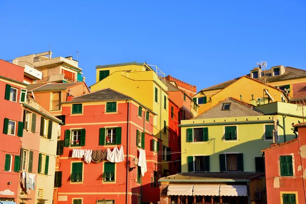 Boccadasse Caratteristico Borgo Pescatori Con Sue Colorate Case Genova — Foto Stock