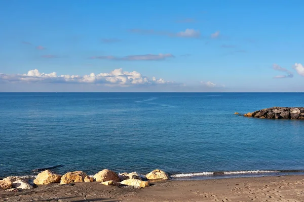 Plaża Amantea Kalabria Włochy — Zdjęcie stockowe
