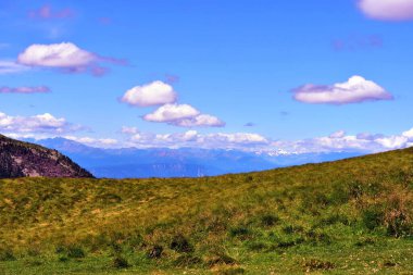 Dolomitler, İtalya 'da Latemar (obereggen) dağı