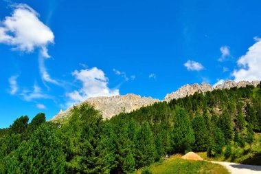 Dolomitler, İtalya 'da Latemar (obereggen) dağı
