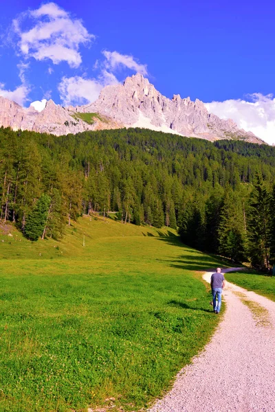 意大利Dolomites的Latemar Obereggen — 图库照片
