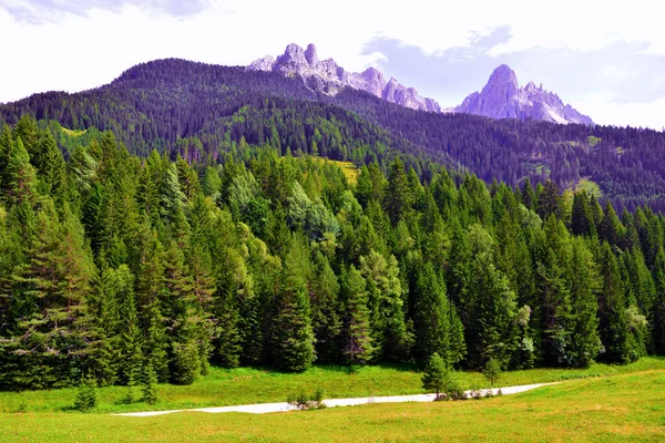 Dolomitická Cesta Obereggen Alto Adige Itálie — Stock fotografie
