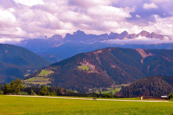 Góra Latemar Obereggen Dolomitach Włochy — Zdjęcie stockowe